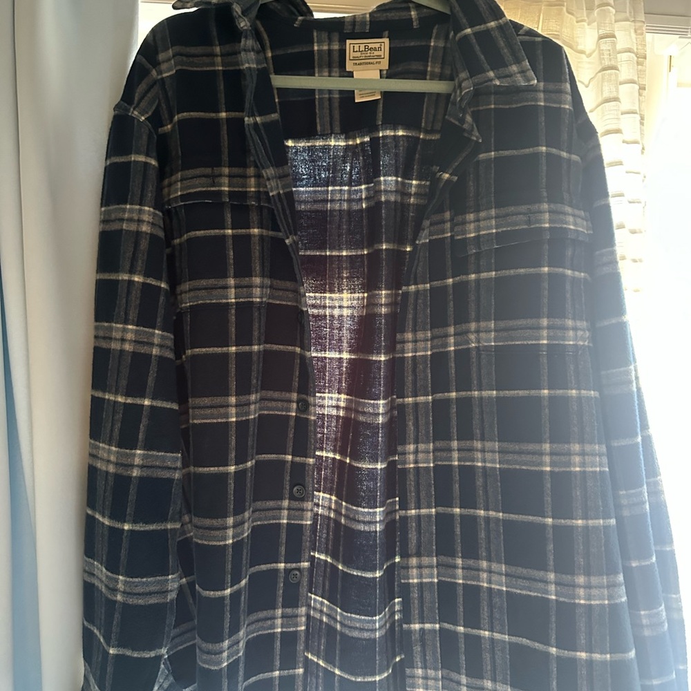 Women’s Flannel Dress LLBean - Traditional Fit